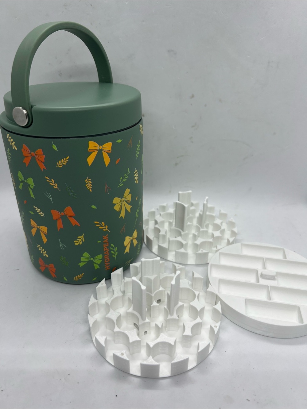 Hydrapeak Food Jar Insulated Stainless Steel Plus Peptide Storage Container NWOT